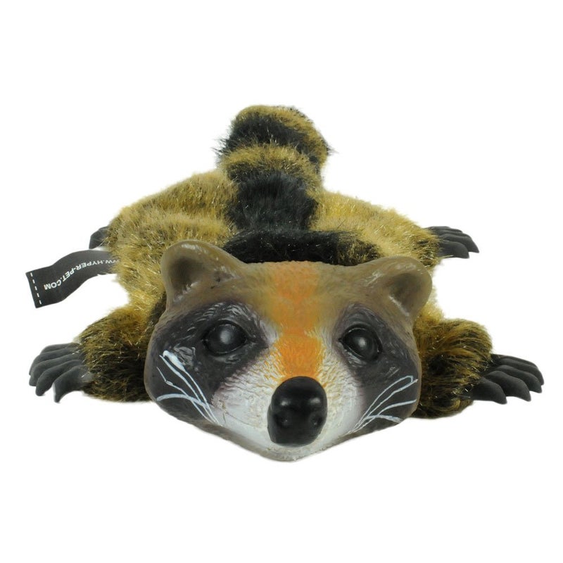 Hyper Pet Real Skinz Raccoon Plush Dog Toy - Image 4